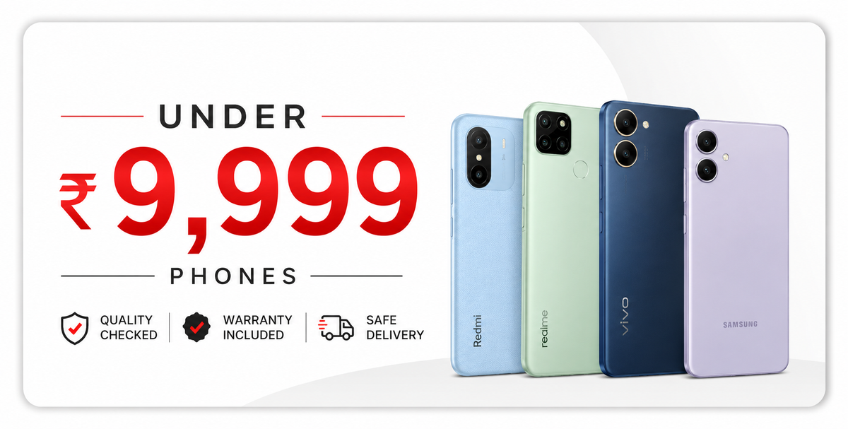 Under ₹9,999