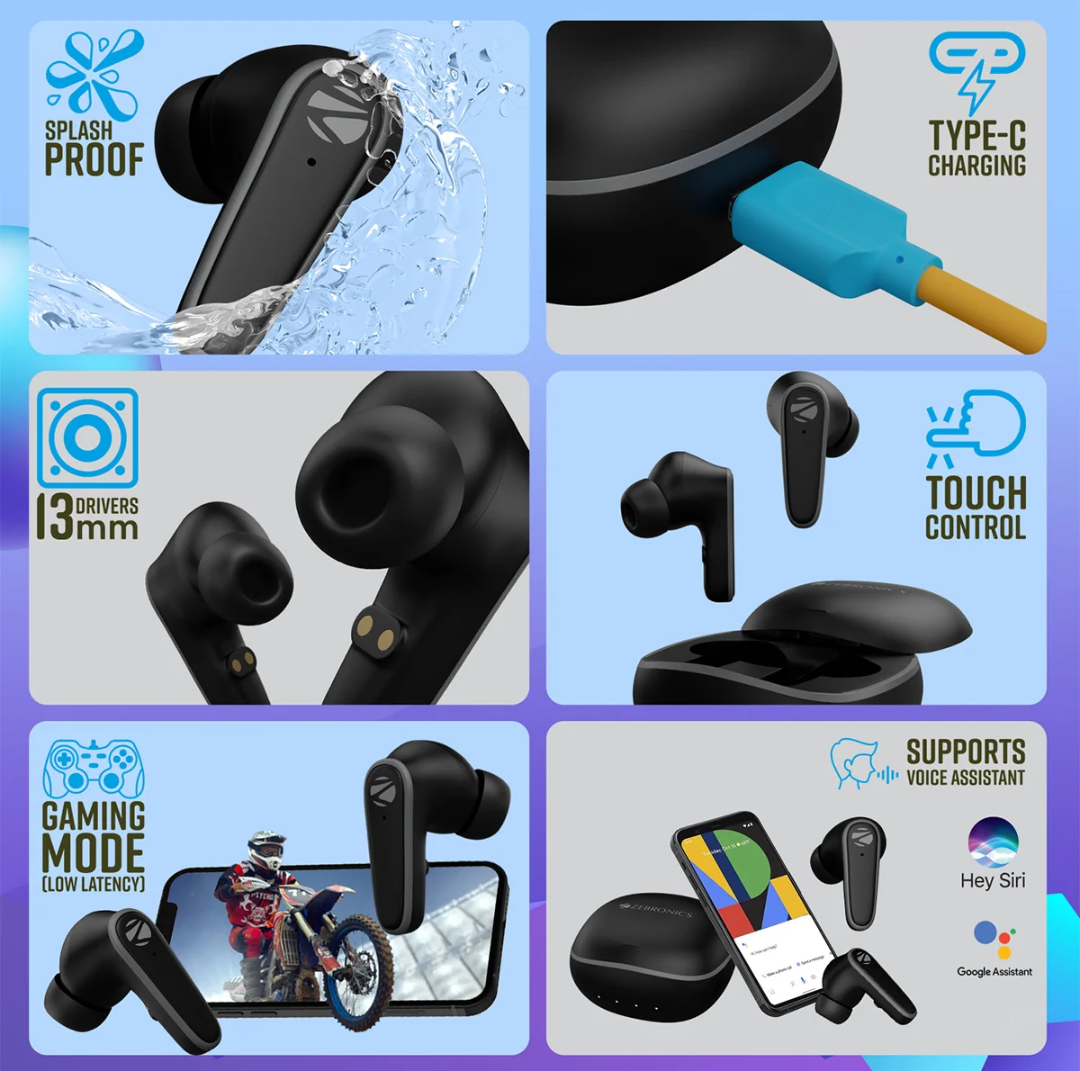 Zebronics PodsI In-Earbuds - New