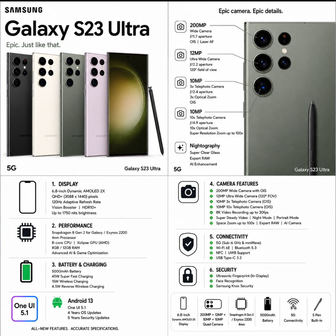 Samsung S23 Ultra - 5g Refurbished