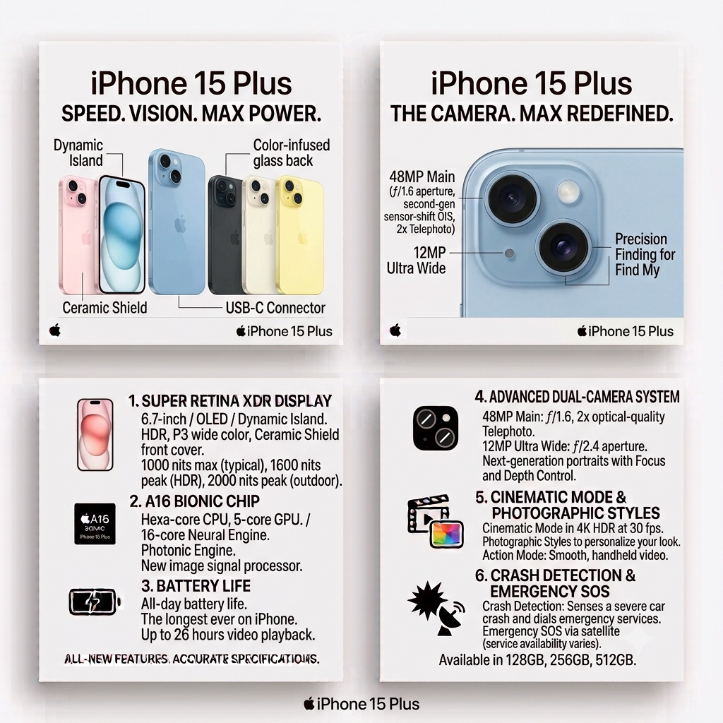 Iphone 15 plus - Refurbished