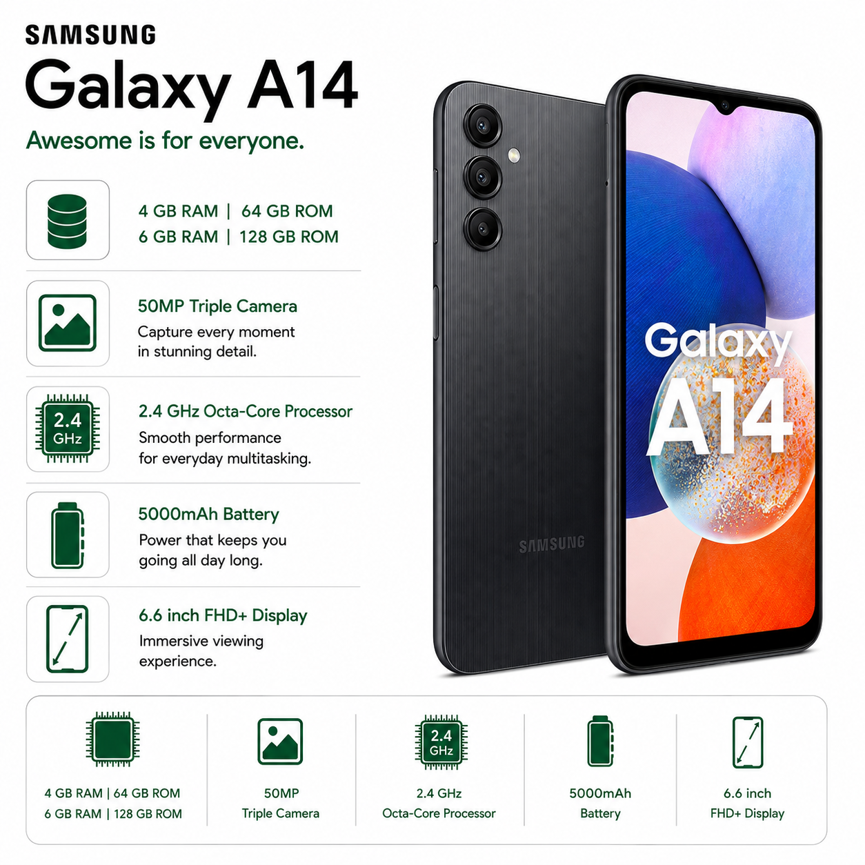 Samsung a14 5g - Refurbished