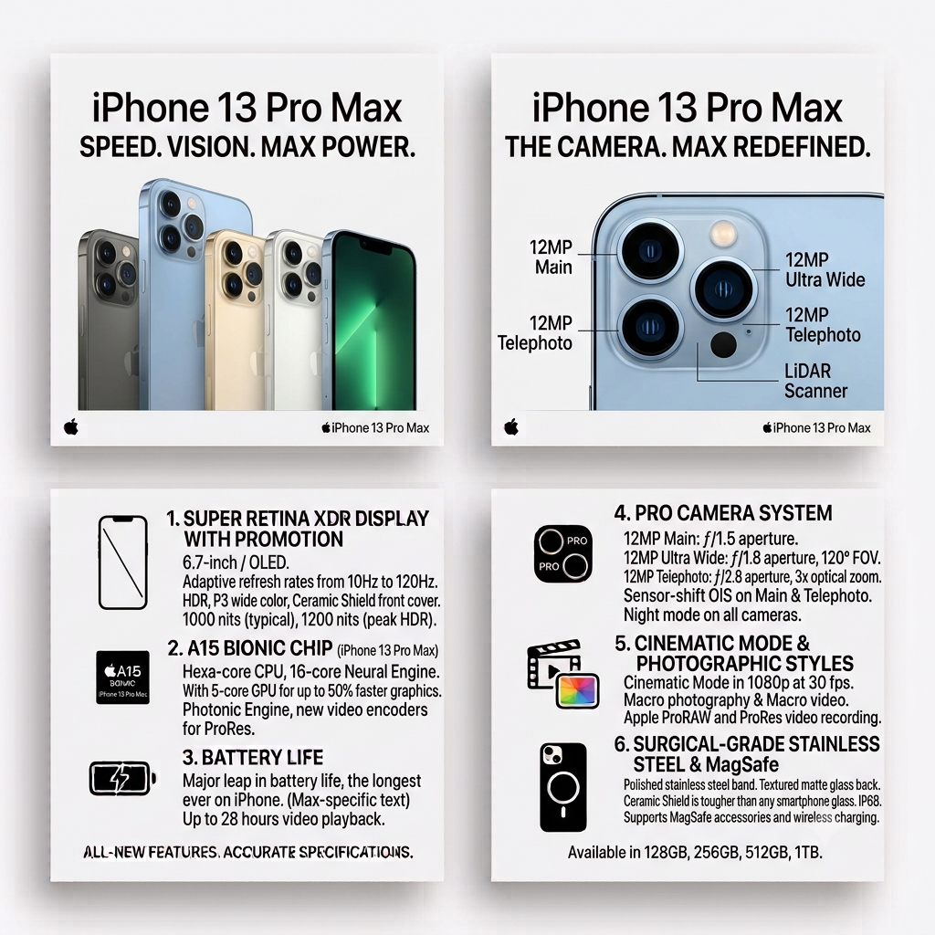 iPhone 13 Pro Max - Refurbished