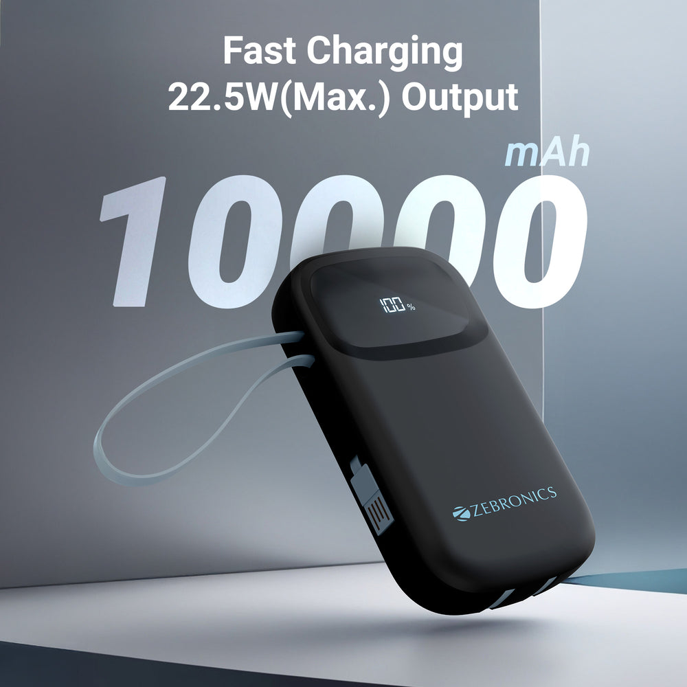 Zebronics EnergiTank 10R2 Powerbank - New